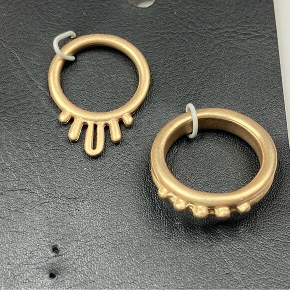 3/$30 Free People | Matte Gold 2-Ring Set - Picture 3 of 4